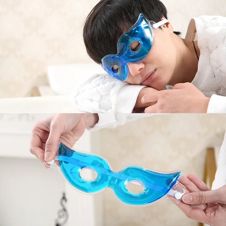 

1pc Gel Eye Mask Reusable Cold Cooling Soothing Relief Tired Eye Headache Fatigue Relaxing Pad Remove Dark Circles Eye Ice Bag