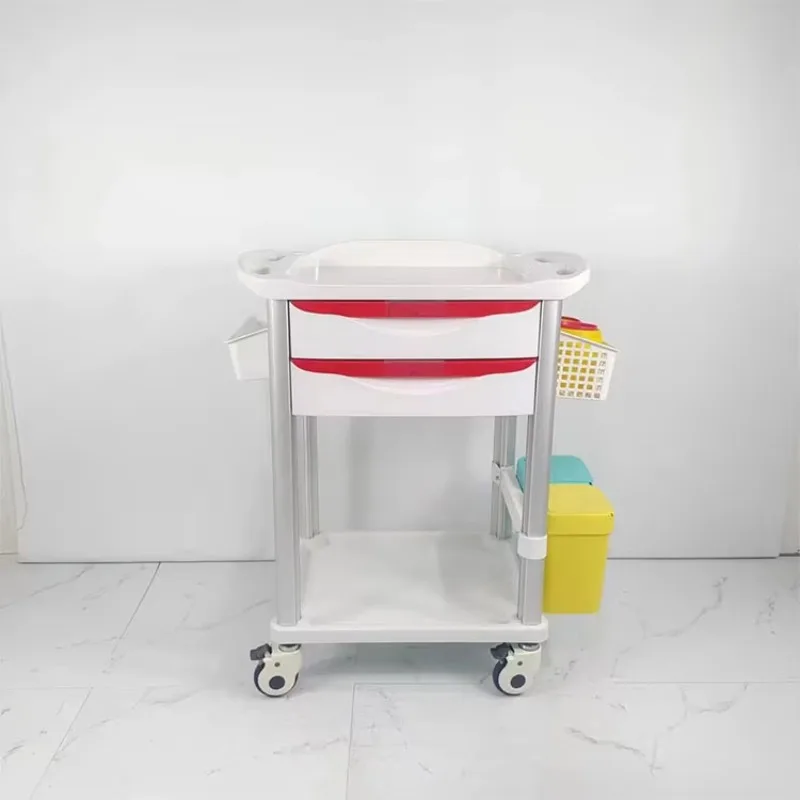 Carrinho médico portátil da emergência do hospital do carrinho da mobília do hospital