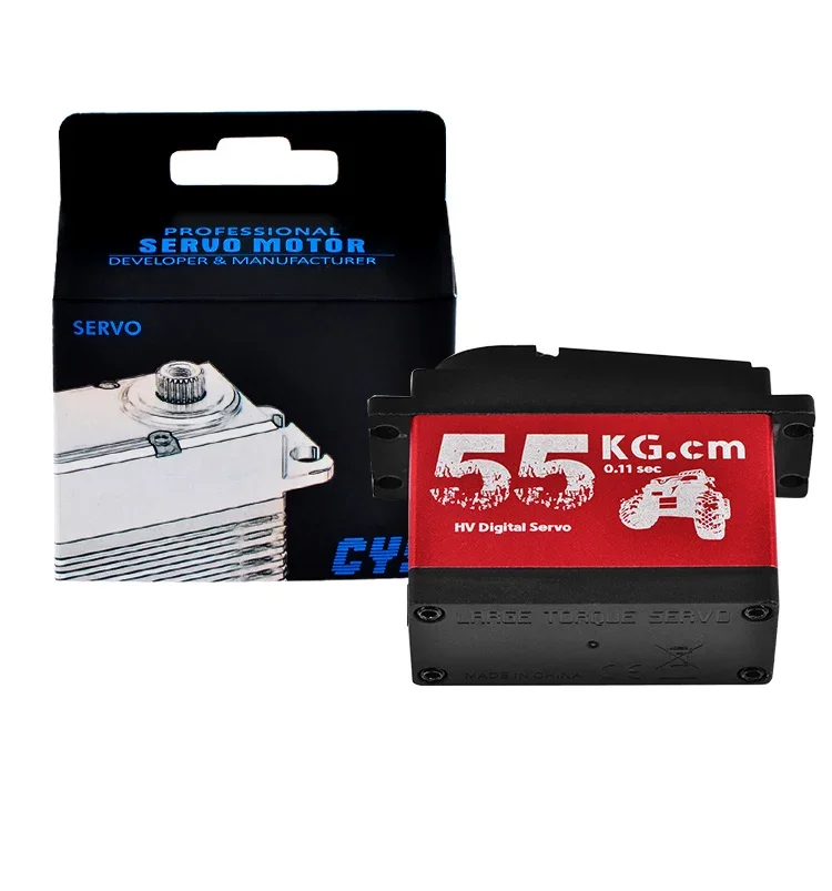 CYS-S0650 Servo digitale con ingranaggi metallici a coppia elevata HV di grandi dimensioni da 55 kg per RC Car Boat Aereo HPI Rovan Km Baja 5B 5T RC Servo