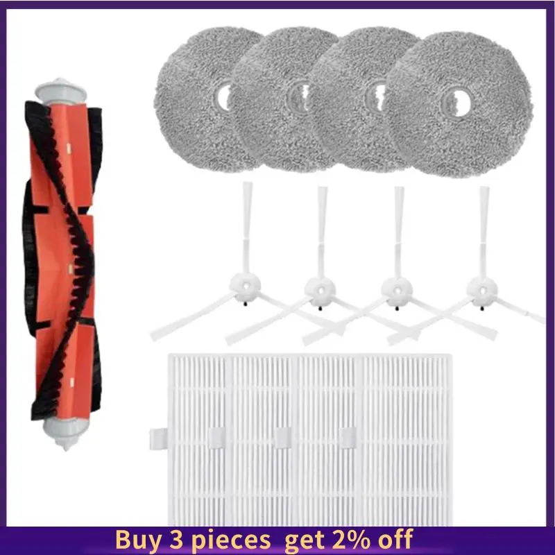 

COME Suitable For Lydsto W2 Sweeping Robot Accessories Main Brush Side Brush Filter Filter Rag Dust Bag Accessories