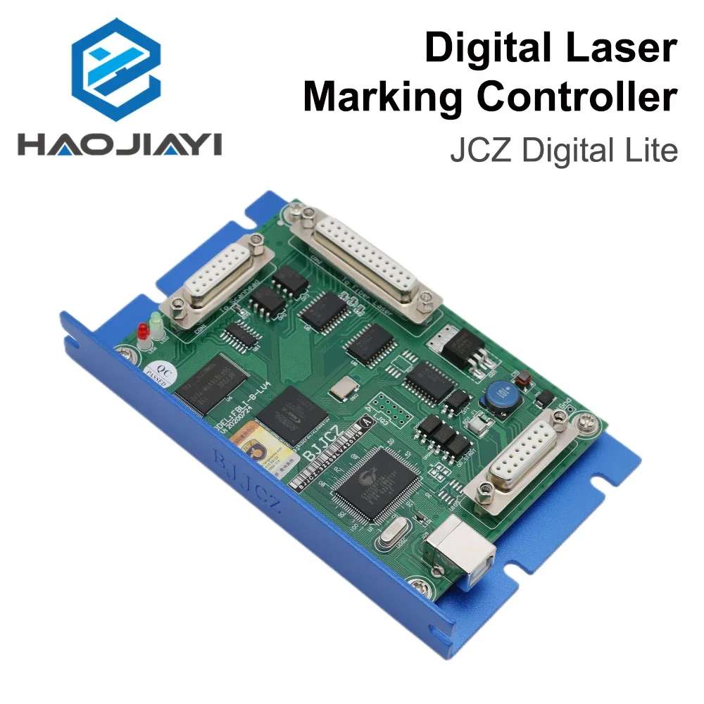 

HAOJIAYI Co2 Laser Marking Controller JCZ LMCV4-DIGIT Marking Board BJJCZ EzCad for 10.6um Co2 Marking Laser Tube RF Tube