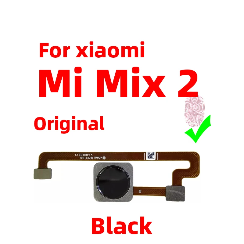 Original For Xiaomi mi Mix 2 Fingerprint Sensor Scanner Touch ID Connect home button Flex Cable