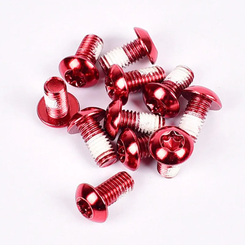 

12PCS M5x10mm T25 Torx Screws for Bicycle Disc Brake Systems Compatible with For ROTOR For ROTORs and Calipers