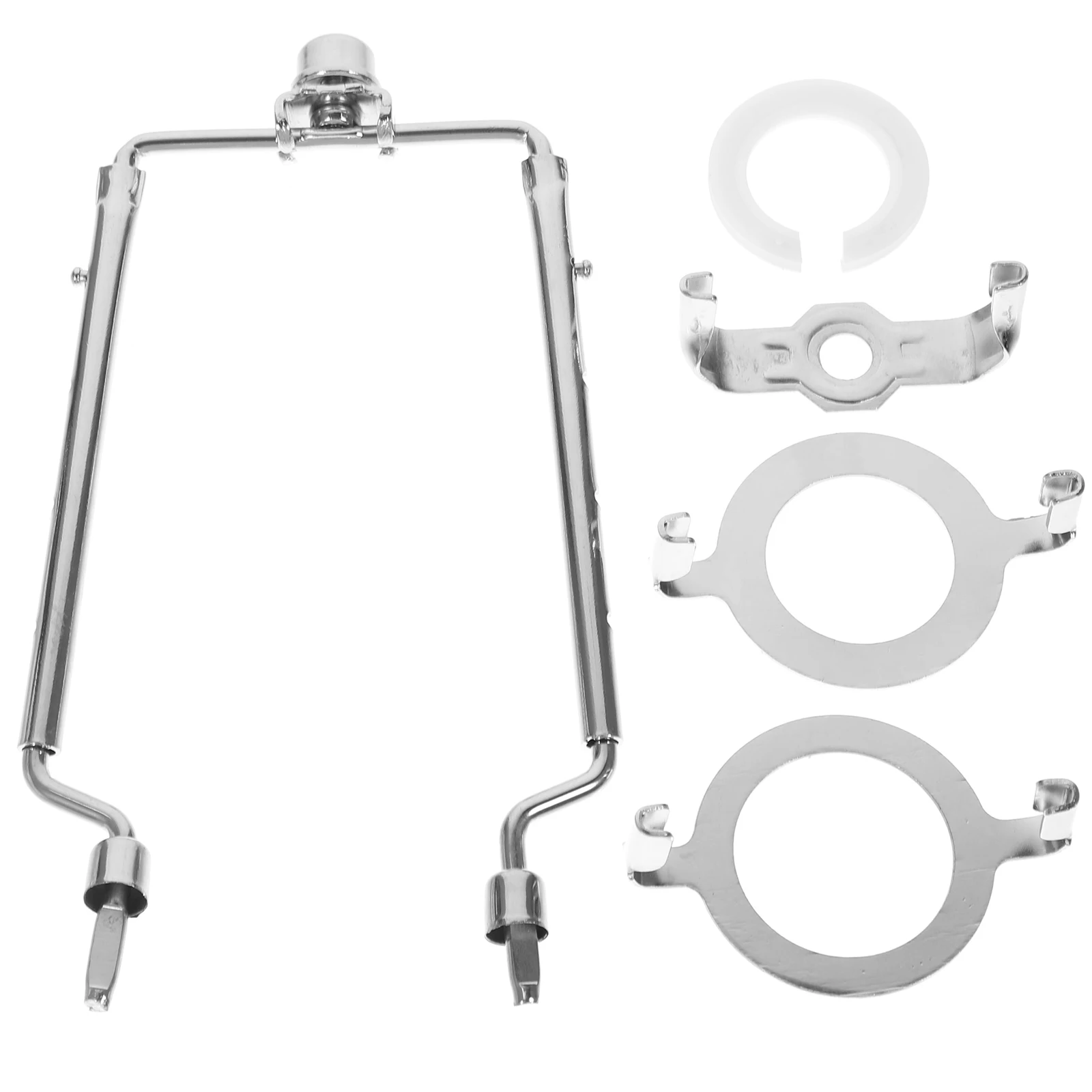

Lamp Shade Frame Lampshade Holders Fittings Kit Attachment Iron Adapter Cap Parts Nickel Plated Metal Anti Rust Suitable Various