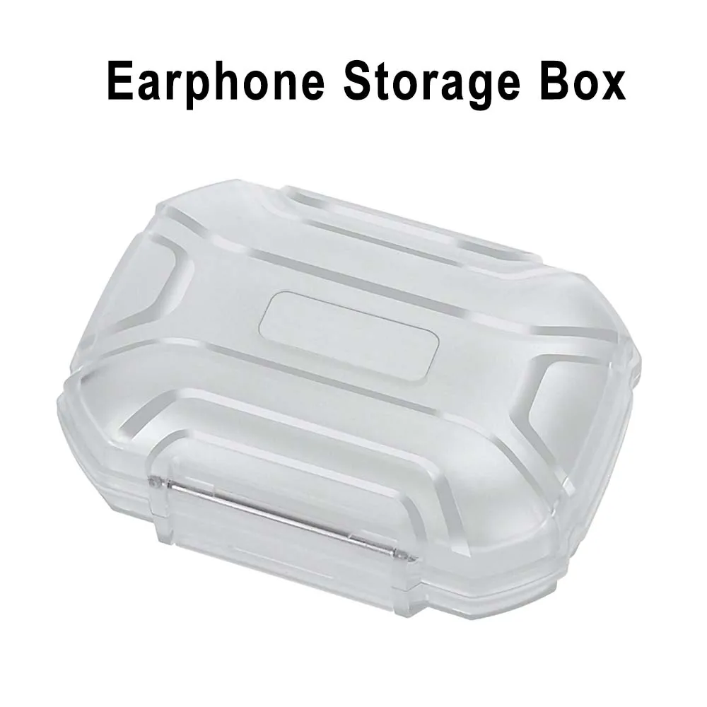 شفافة المحمولة سماعة Sesin صندوق تخزين سماعات الأذن الغبار و مقاوم للماء ل مساعدات للسمع شاشات سماعات التخزين