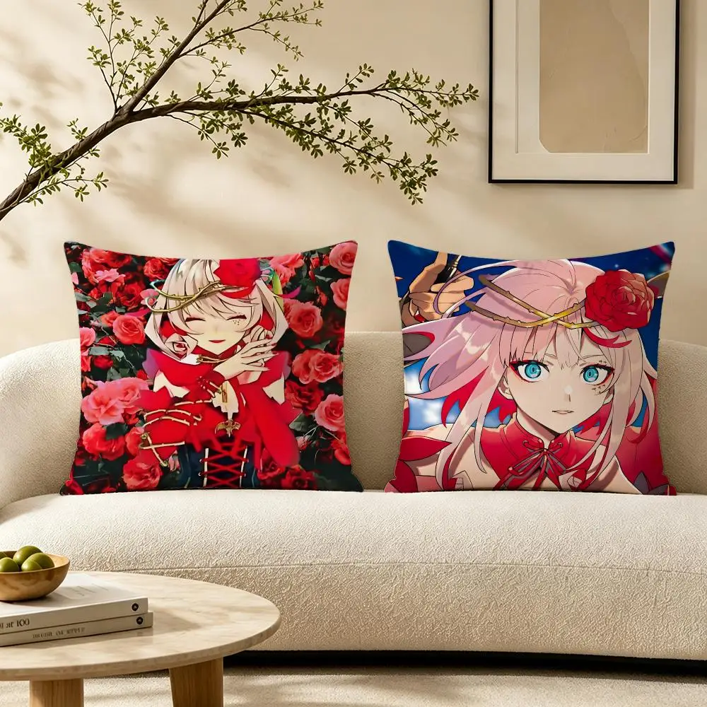 anime takt op.Destiny Cushion Cover Pillow Short Plush Warm CreamStylel Cushion for Living Room Bedroom Sofa Ideal for Gifting