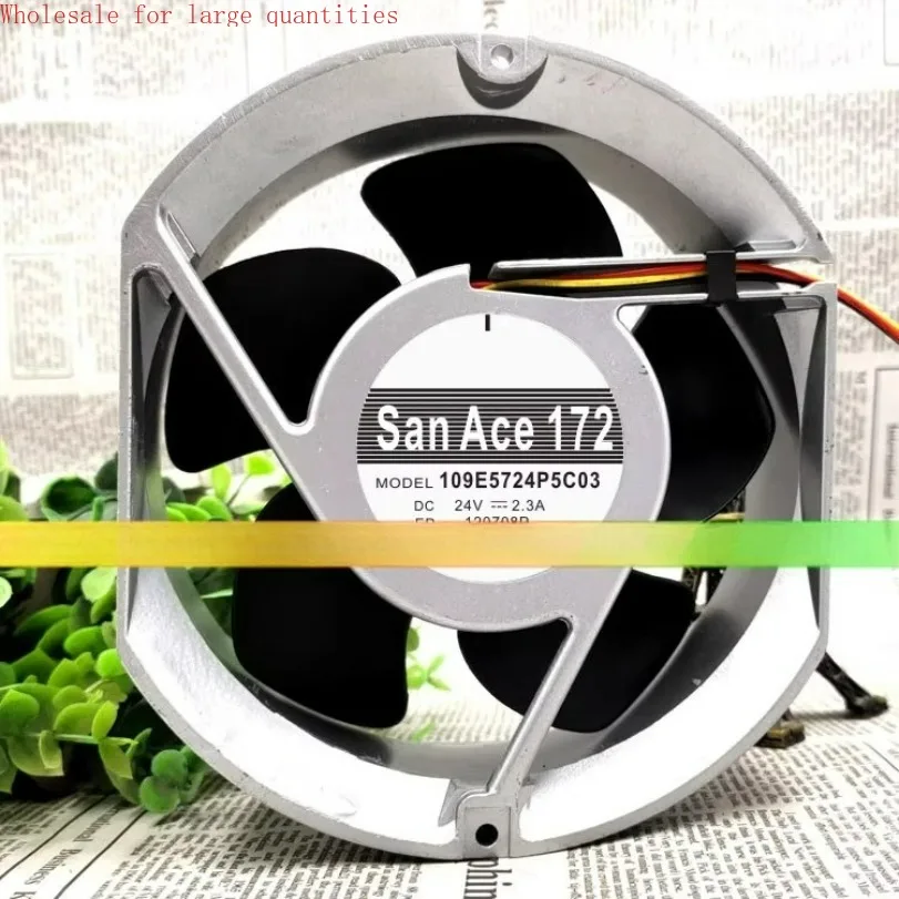 

Для SANYO/SANYO 109E5724P5C03 24 В 2,3 А 17251 17 см вентилятор радиатора с большим объемом воздуха, гарантия 1 год