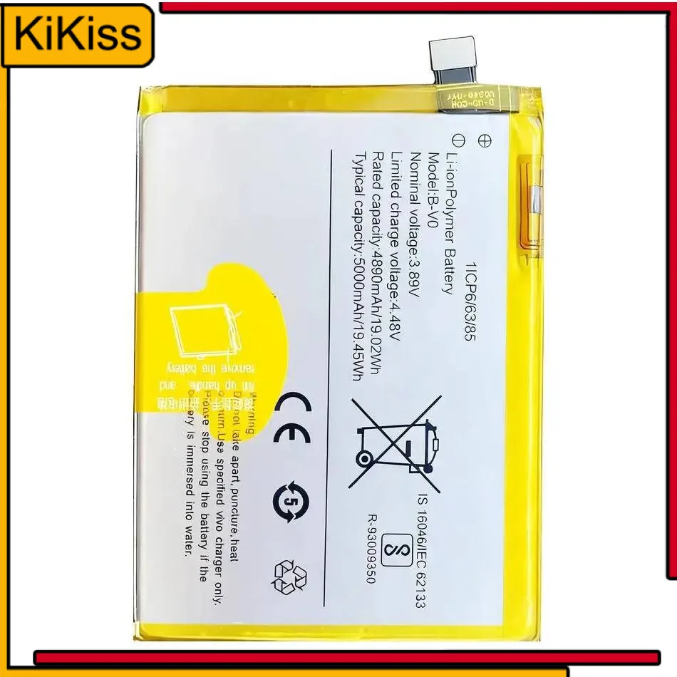 

For Vivo Iqoo Z6 5G V1963A 5000Mah B-V0 Durable Long-Lasting Mobile Phone Battery