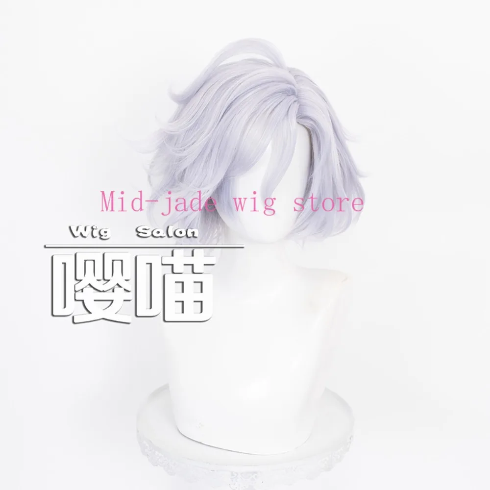 Genshin Impact Mitya Cosplay Wig Realistic Scalp Styled Hair for Valentine Game Expo Anime Convention and Photography