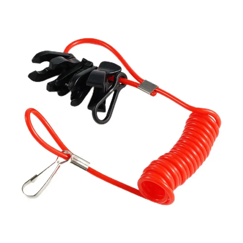 Boat Outboard Switch Engine Motor Lanyard Kill Urgent for YAMAHA Jet Ski 2-425hp Key Reminder Rope Safety Tether image 3