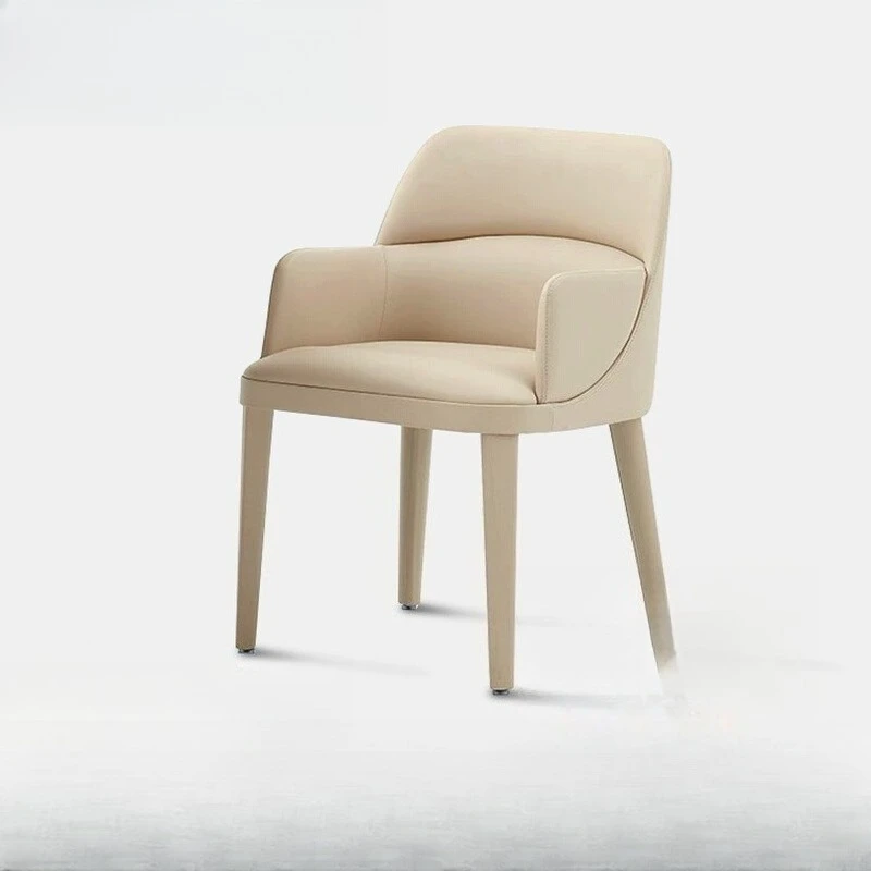 

Minimalist Italian Wooden Dining Chair Modern Backrest Designer Home Luxury Stool