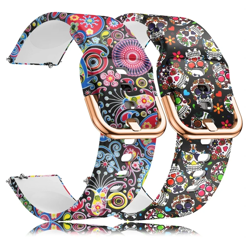 18MM Watchband Bracelet For Garmin Venu 3S 2S Vivoactive 4S Vivomove 3S Rey Active S Sport Silicone SmartWatch Band Wrist Straps