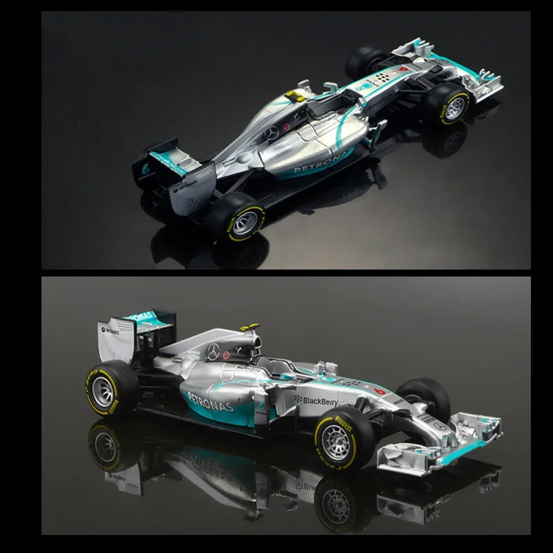 Bburago 1:43 Mercedes Benz W07 W10 W12 E F1 Car #6 #44 Diecast Model Formula Racing Hardbound Edition Alloy Luxury Vehicle Toys