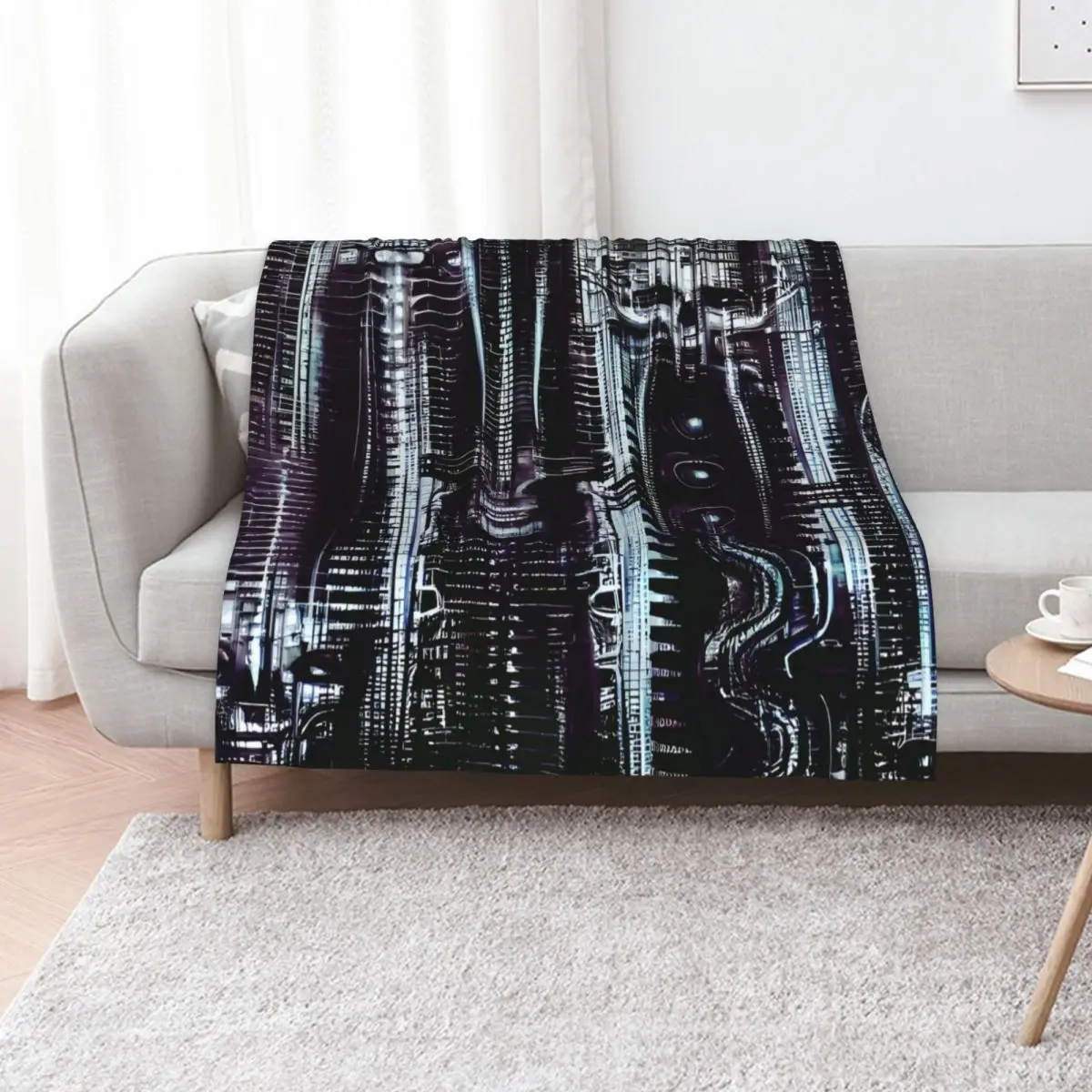 HR Giger Steampunk Pattern Throw Blanket Summer Softest Fashion Sofas Luxury Brand heavy to sleep For Decorative Sofa Blankets
