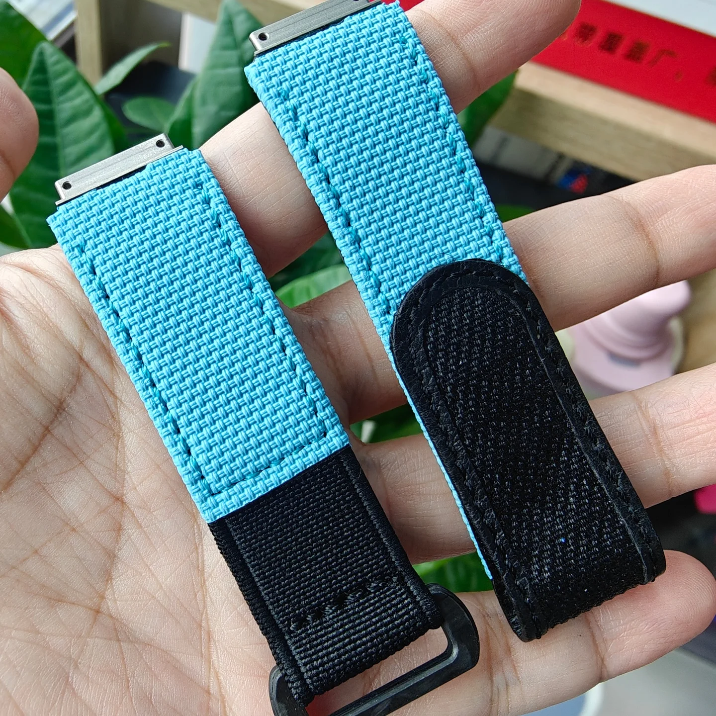 Customized FKM Watch Strap For RICHARD MILLE RM67-02 RM35-01/02 Elastic Strap RM030 055 67 Leather Watch Band Titanium interface