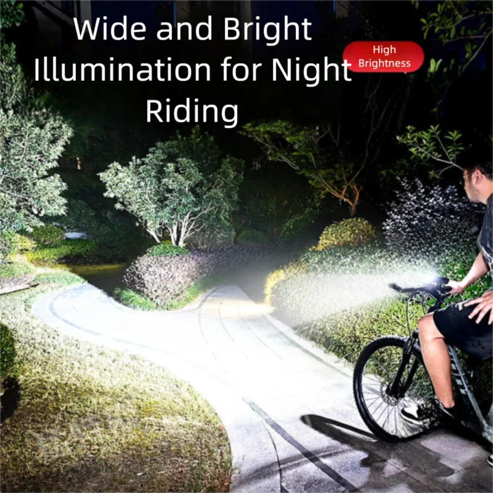 ضوء دراجة LED جديد قابل لإعادة الشحن مقاوم للماء وسهل التركيب ومصباح يدوي للدراجة في الهواء الطلق #4