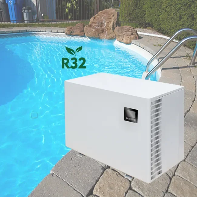 10.5kw R32  inverter Air to Water Titanium Pool Heat Pump Heater for Swimming Pool