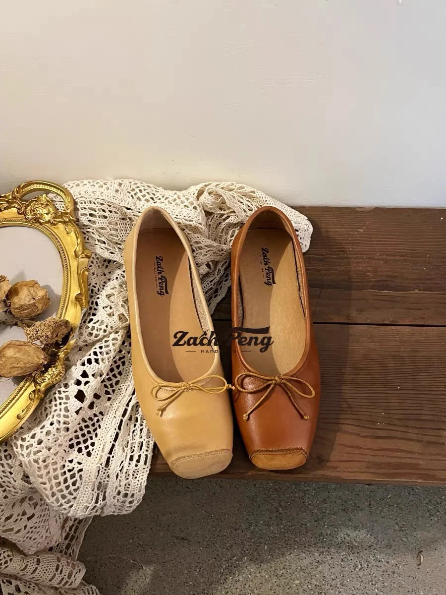 zaceng-vintage-rouge-ballerines-noeud-slip-on-et-mere-oes-ultra-doux-femme-faion-unique-oes