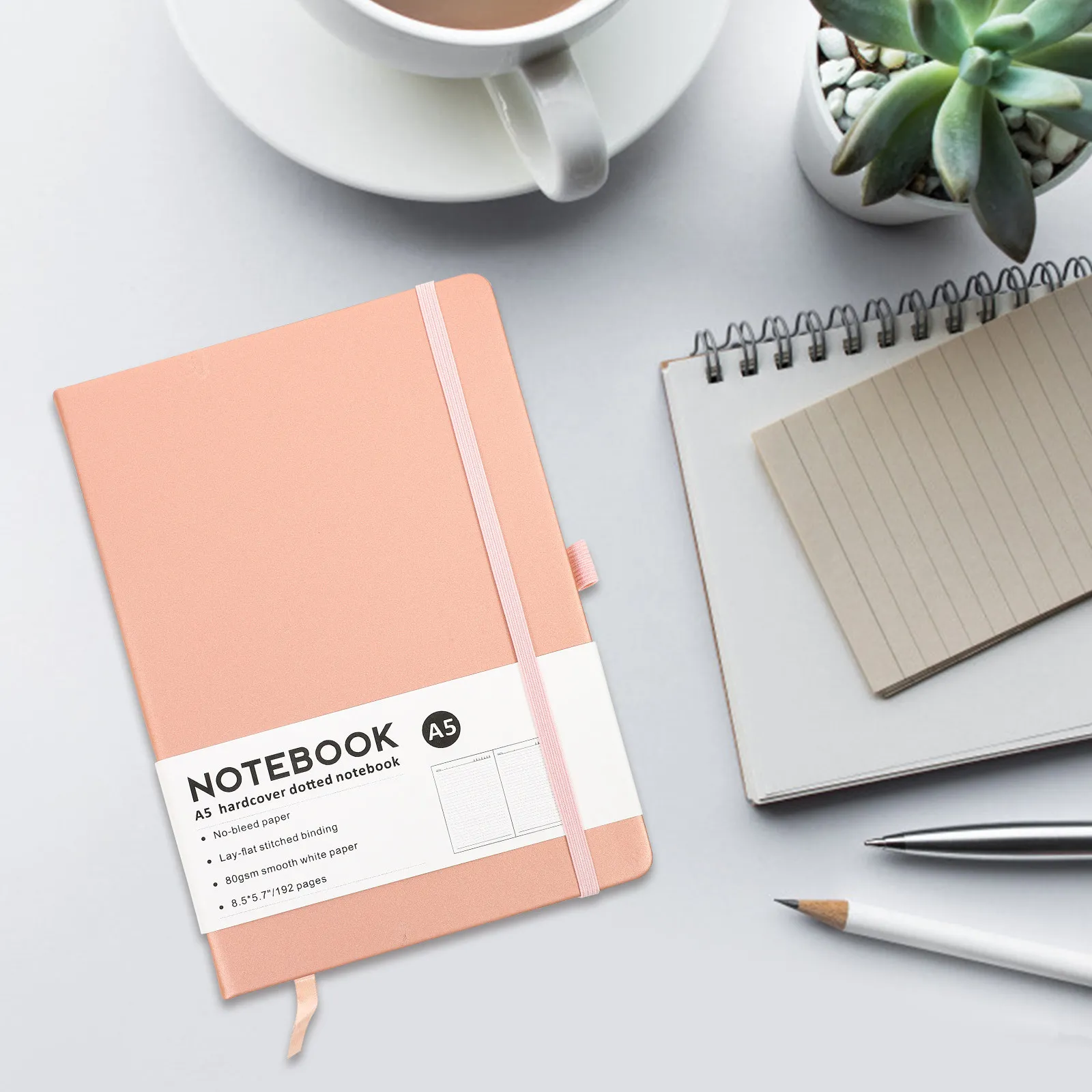PU Polyester Daily Planning Notepad – Portable Lightweight Schedule Planner for Office, School & Travel