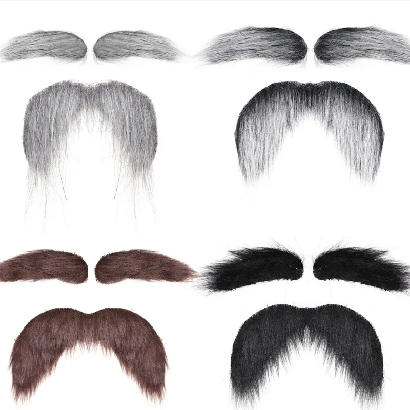 

Halloween Simulation Fake Beard Santa Claus Beard Long Hair Black Big Beard Party One Beard Dress Up