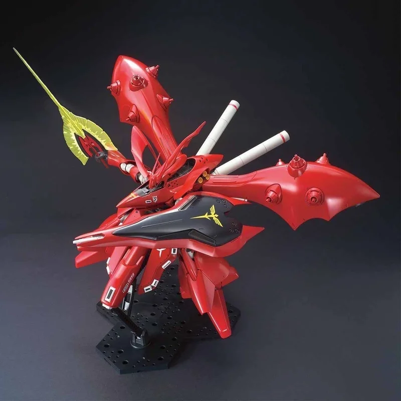

HG 1/144 Nightingale MSN-04-2 Char's Counterattack Mech Assembly Model Kit Action Figures Desktop Decoration Model Doll Boy Toy