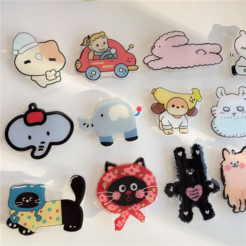 

Cat Bunny Elephant Expandable Mobile Phone Holder Stand Foldable Grip Tok Socket Finger Ring Bracket Accessories For Iphone 15