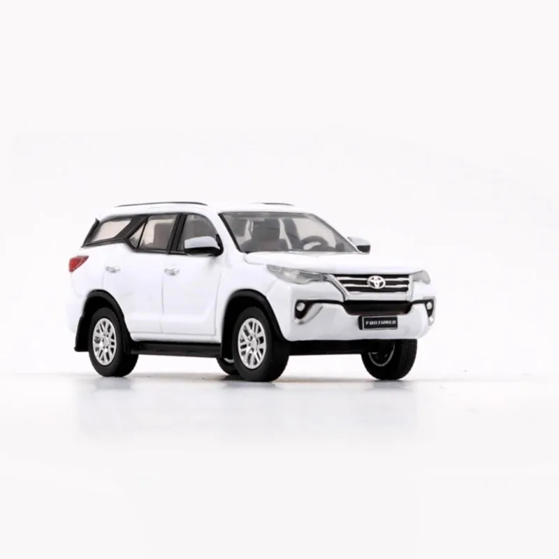 BM 1:64 Scale TYT Fortuner SUV Alloy Simulation Car Model Static Collection Decorated Holiday Gifts Toys Souvenir Gift