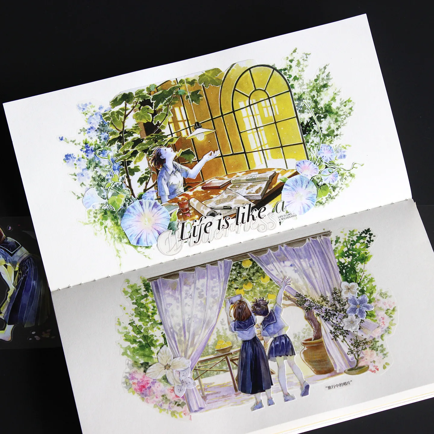 9.3 Moodtape Summer Night Glimmer Original Vintage Figure Washi Tape for Journal Scrapbooking Sticker Paper Tape