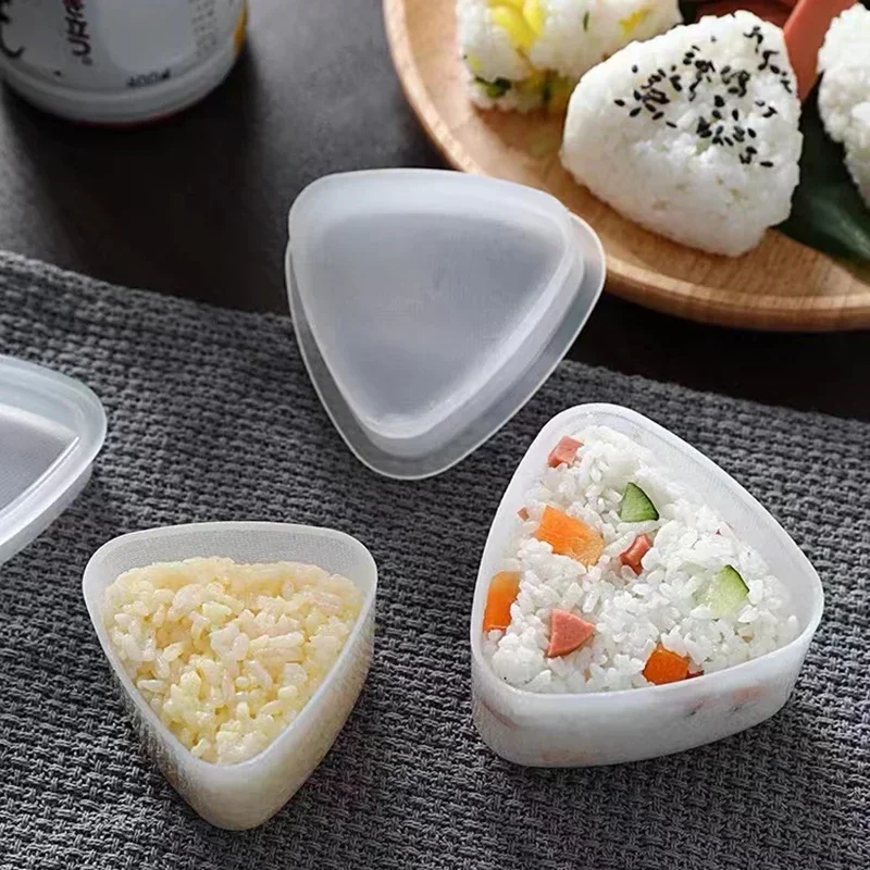 2pcs/6pcs Kitchen Accessories Sushi Mould Triangle Mould Sushi Machine Mould Sushi Tool Onigiri Rice Ball Bento Machinenori