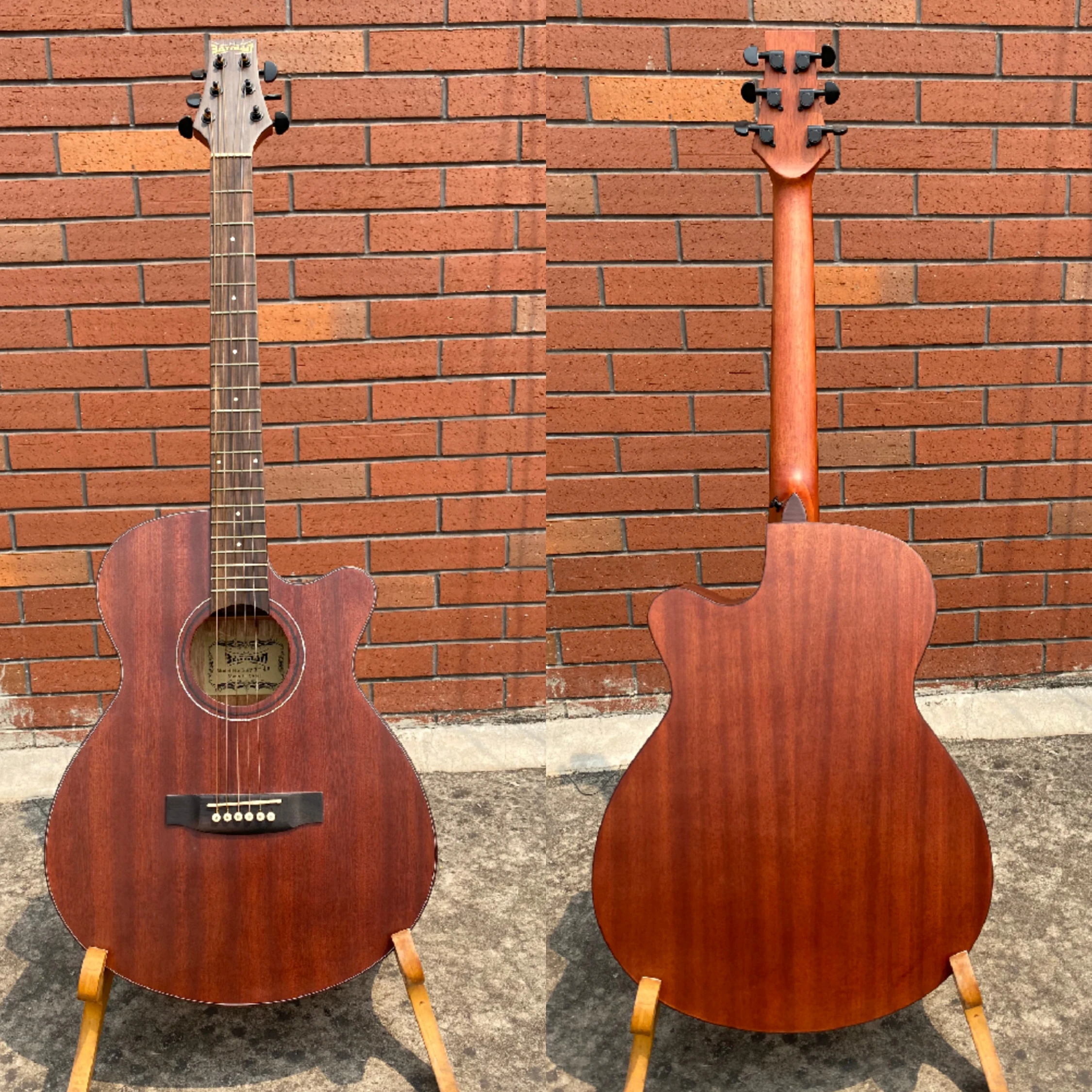 New Arrival Vintage Series Wholesale Cheap Mahogany Acoustic Guitar