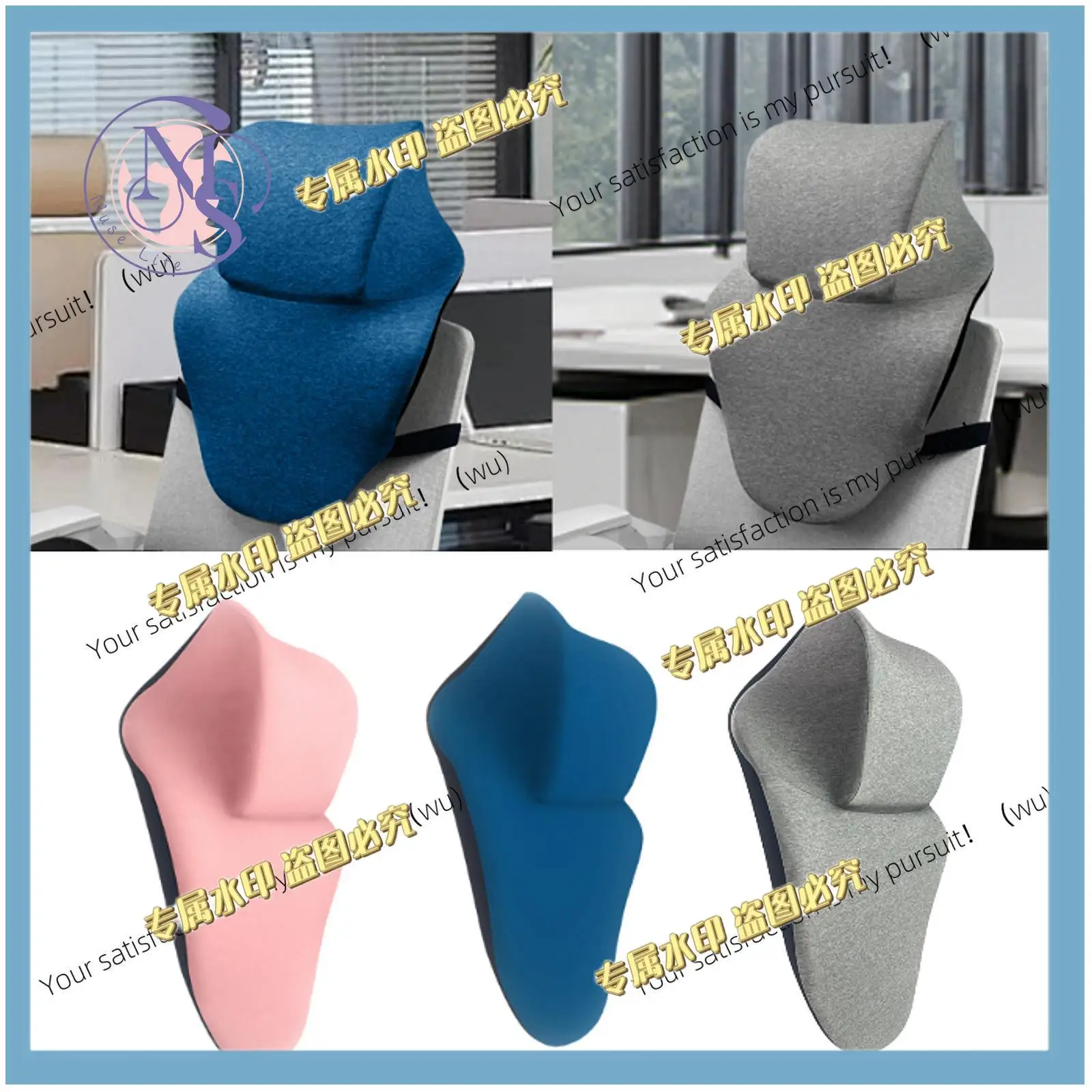 Neck Support Pillow for Office Chair Comfortable for Men and Women Lunch Break Desk Chair Sleeping Memory Foam Napping Pillow