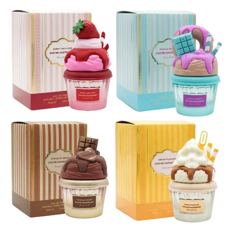 

Gourmet Series Middle East Perfume Long-lasting Fragrance Sweet Chocolate Berry Caramel Charm Unisex Gourmet Perfume Body Spray