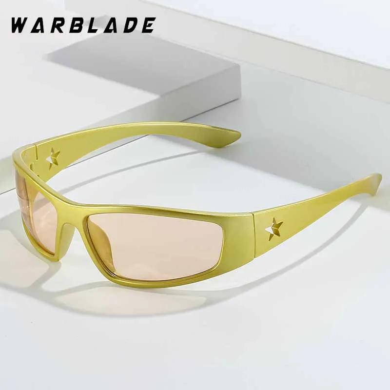 

Punk Hip-Hop Y2K Star Hollowing Out Women's Sunglasses Luxury Design Men Sunglass Outdoor Cycling Sports Windproof Goggles UV400