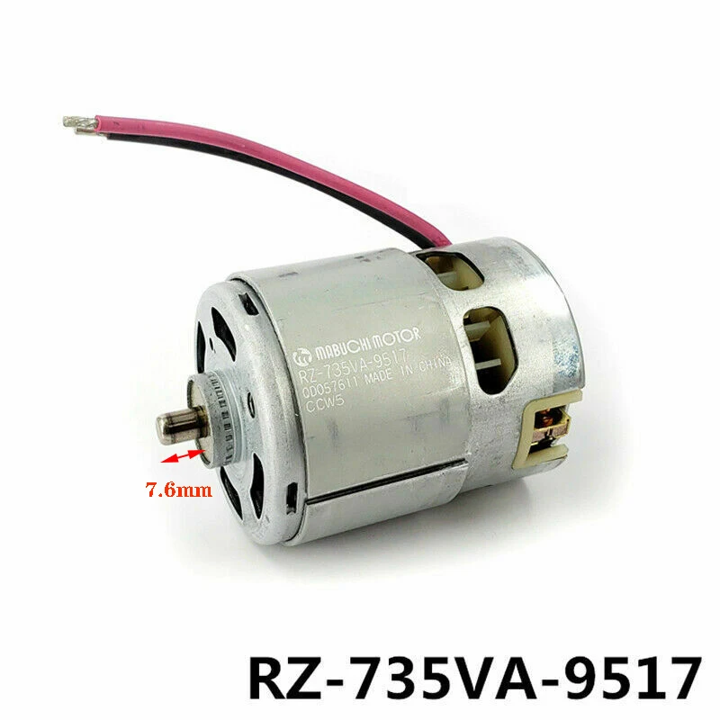 Original MABUCHI RZ-735VA-9517 DC 12V~18V 20400RPM High Speed High Power High Torque  Drill Garden Tools Motor