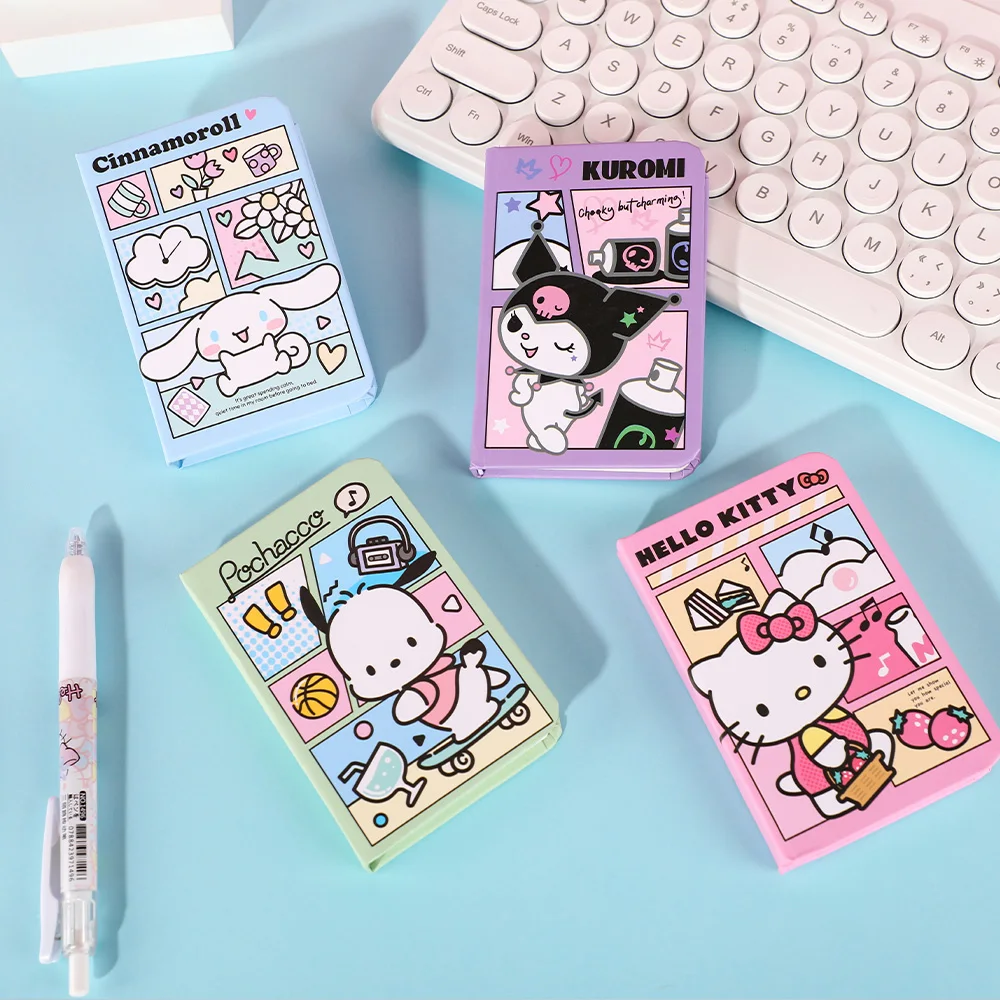 سانريو كورومي A7 دفتر 96 ورقة دفتر جدول الأعمال المنظم مخطط المحمولة للطلاب ملاحظة تدوين دفتر يوميات هدية عيد ميلاد