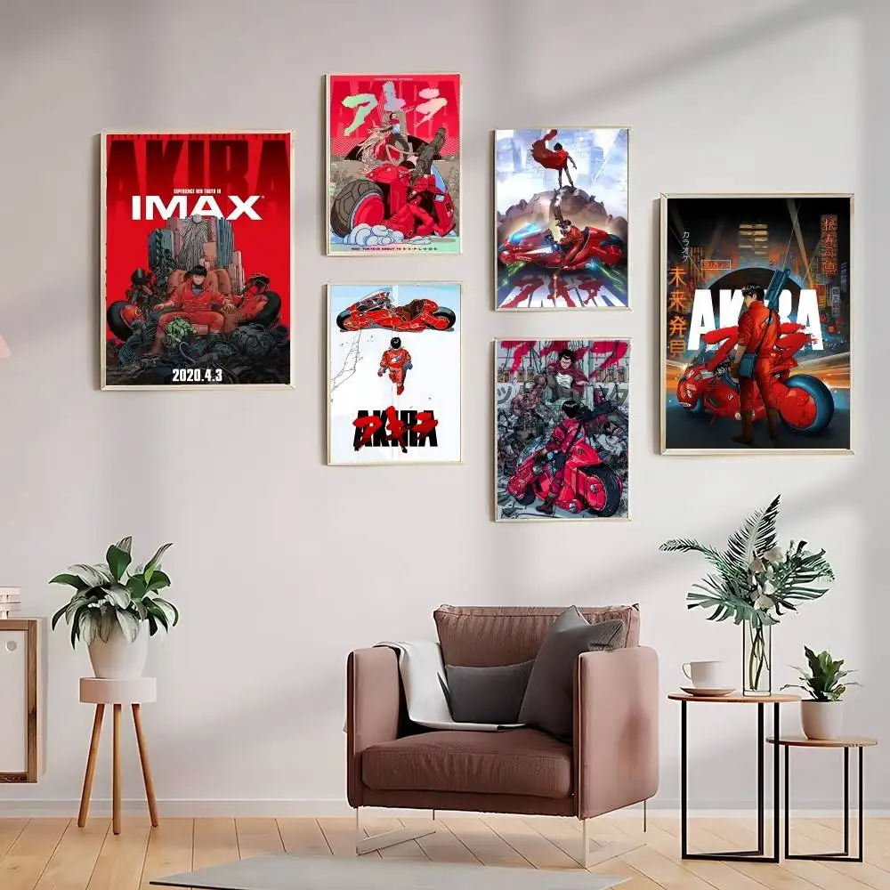 Anime A-Akira Poster HD Qualität Wandkunst Retro Poster für Zuhause Zimmer Wanddekoration Kawaii Raumdekoration