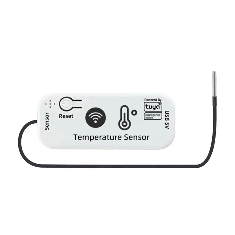 

BNVN-TUYA WIFI Temperature Sensor 2.4G Wifi Tuya Waterproof Smart Home APP Remote Monitoring System
