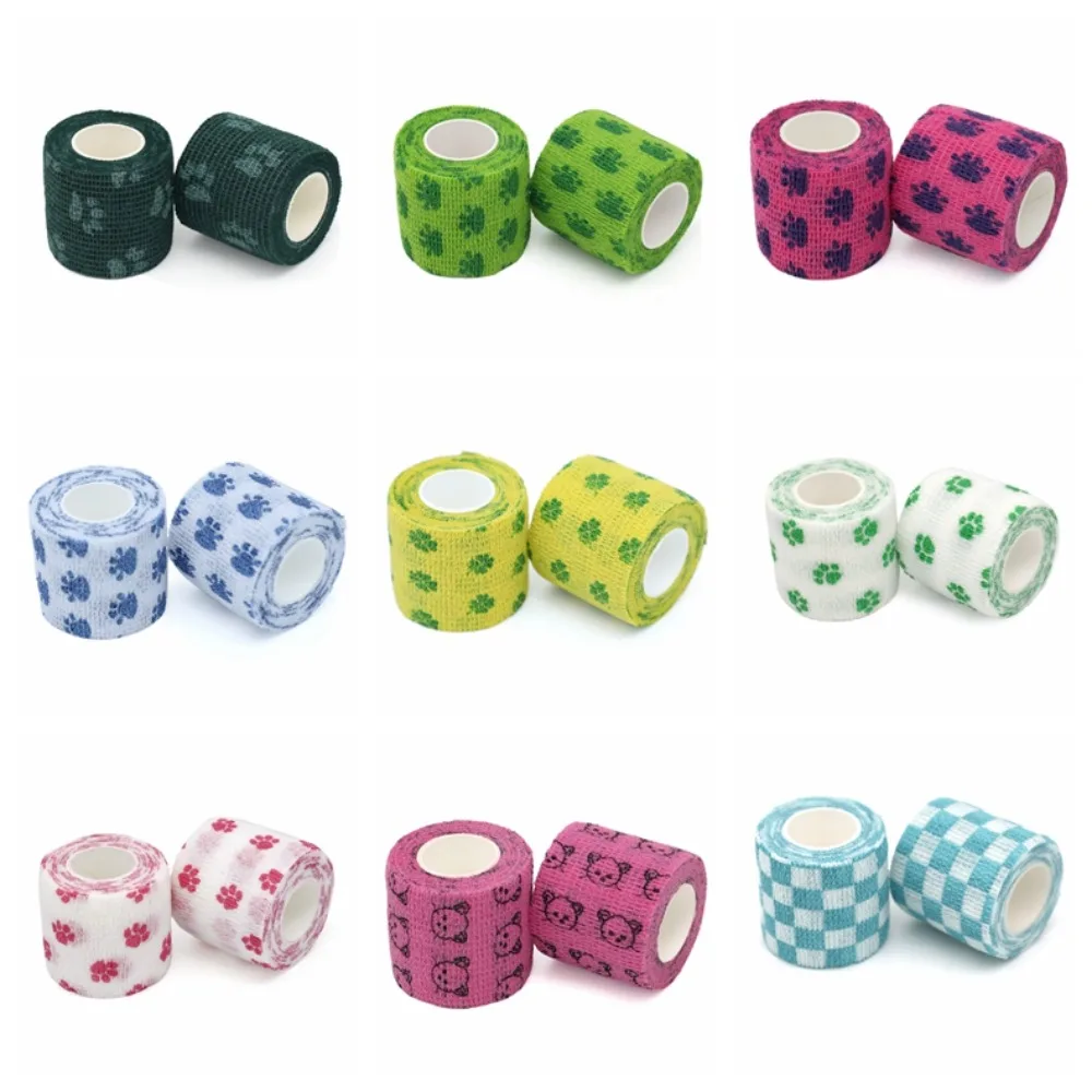 Elastoplast Animal Pattern Bandage Non-woven Breathable Finger Bandage Self-adhesive Colorful Cartoon