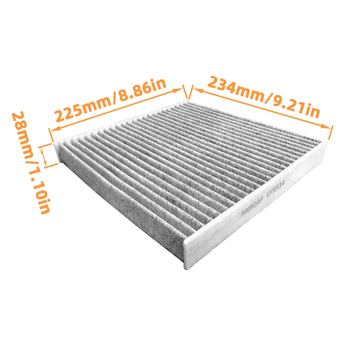 Innenraumluftfilter CF10134 Antibakteriell Passend für HONDA CIVIC CROSSTOUR CR-V ODYSSEY PILOT, 80219-SHJ-A01, 80292-SDA-407 – Detail 8