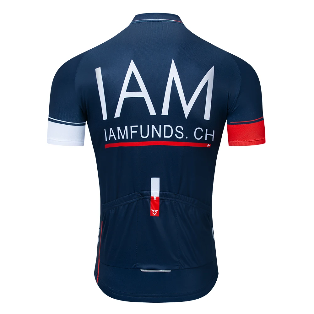 2024 IAM Man Team Cycling Jersey Cycling jacket Bicycle Bicycle Short Sleeve Cycling Clothing Bike Ciclismo Cycling Jersey