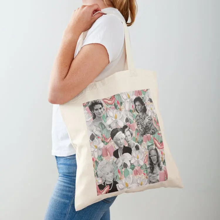 Steel Magnolias Southern Charm Collage Tote Bag eco pack cute pouch bag bag for beach