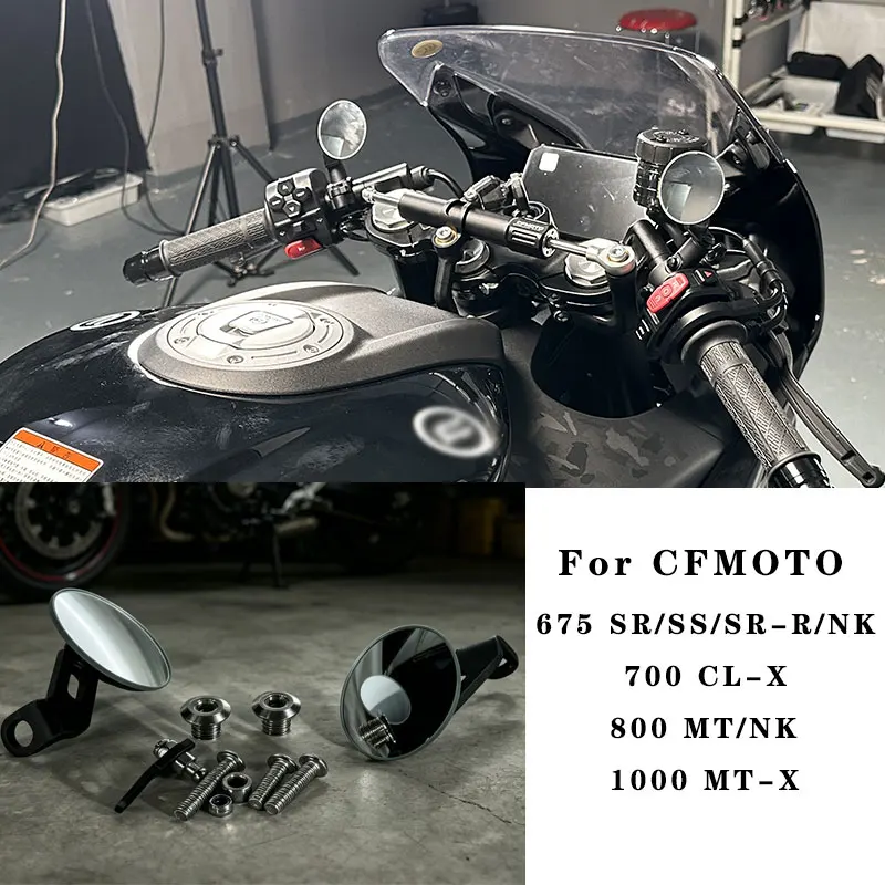 For CFMOTO Motorcycle Rearview Mirrors For CFMOTO 675/700/800/1000 Mirror Motorcycle Mirror Mirror 675SR 675NK 800MT Accessories