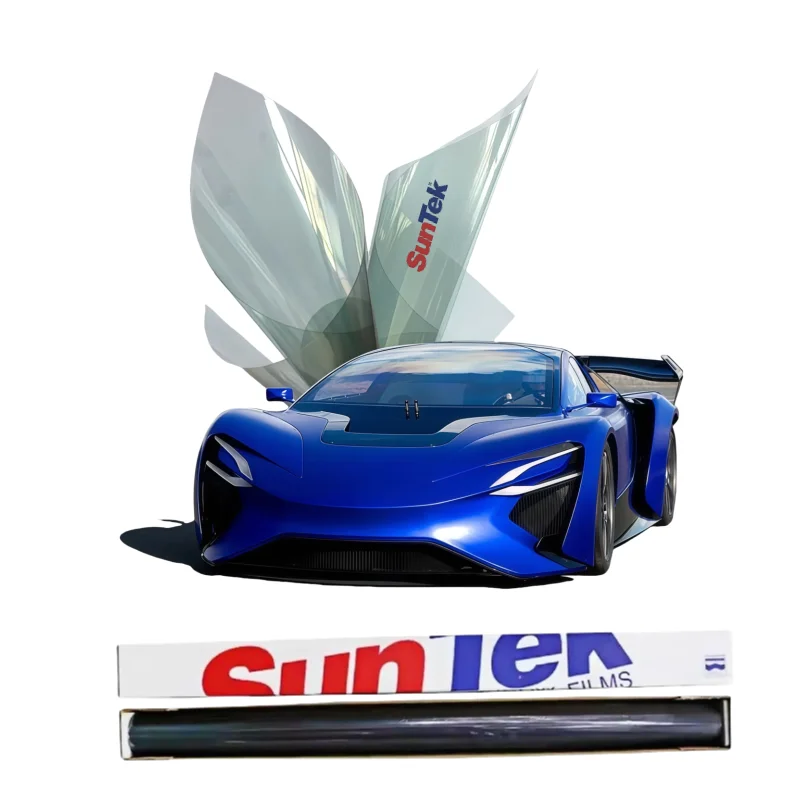 

50% прозрачная автомобильная тонировочная HD-пленка Suntek S50, 42%, уменьшение тепла, 99% защита от ультрафиолета, автомобильная защита от солнца