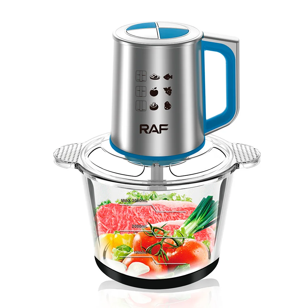 

Электрическая мясорубка 3 л, 2 в 1, большая емкость, наполнитель, машина для чеснока, бытовая мясорубка, измельчитель пищи, кухонный комбайн