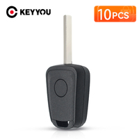 KEYYOU 10PCS For Chevrolet AVEO Vauxhall Opel Camaro Cruze Equinox Impala Malibu Sonic Fob Case NEW Transponder Car Key Shell