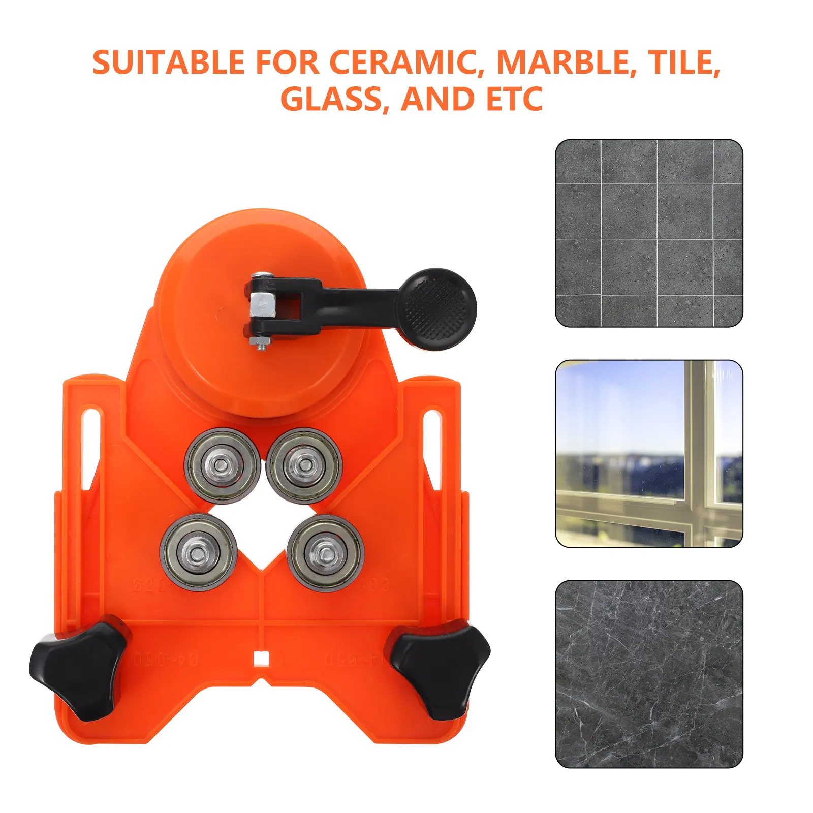 Adjustable Hole Guide Centering Locator for Drill Bit Hole Guide 4-83Mm Stable Suction Cup Marble Tile Ceramic Glass Cutter