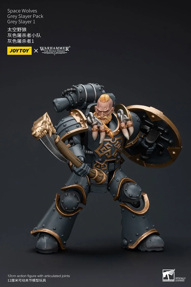 

JOYTOY Warhammer "The Horus Heresy" Space Wolves Grey Slayer Pack Grey Slayer 1 Action Figures Doll Decoration Collection Gift