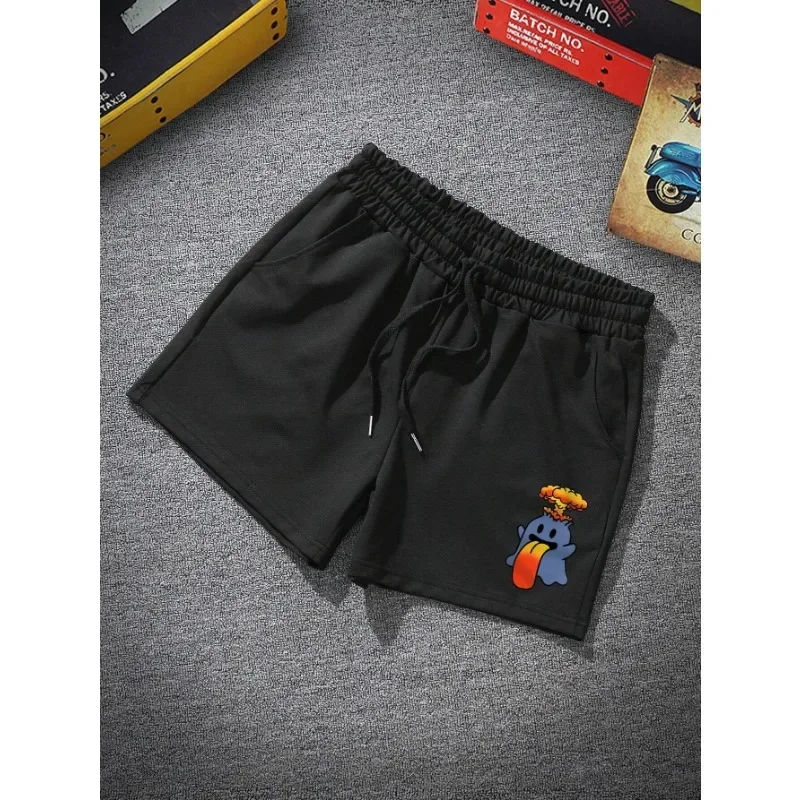 2024 Summer Latest Series Cotton Men\'s Shorts with Drawstring Design Beach Sports Jogging Shorts S-4XL Outdoor Sports