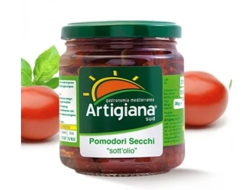 Pomidory suszone z ziołami 280g - Artigiana