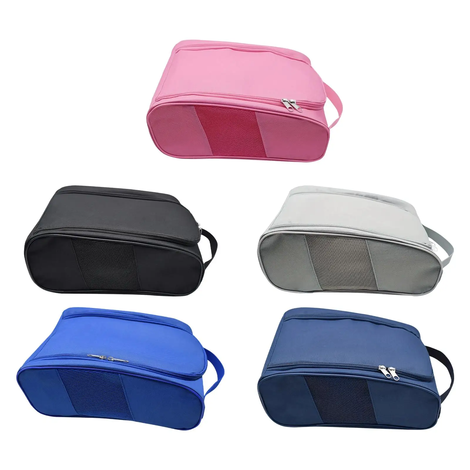 

Portable Oxford Cloth Golf Shoes Carrier Bag Organizer Pouch for Sports Activities and Golf Supplies Travel